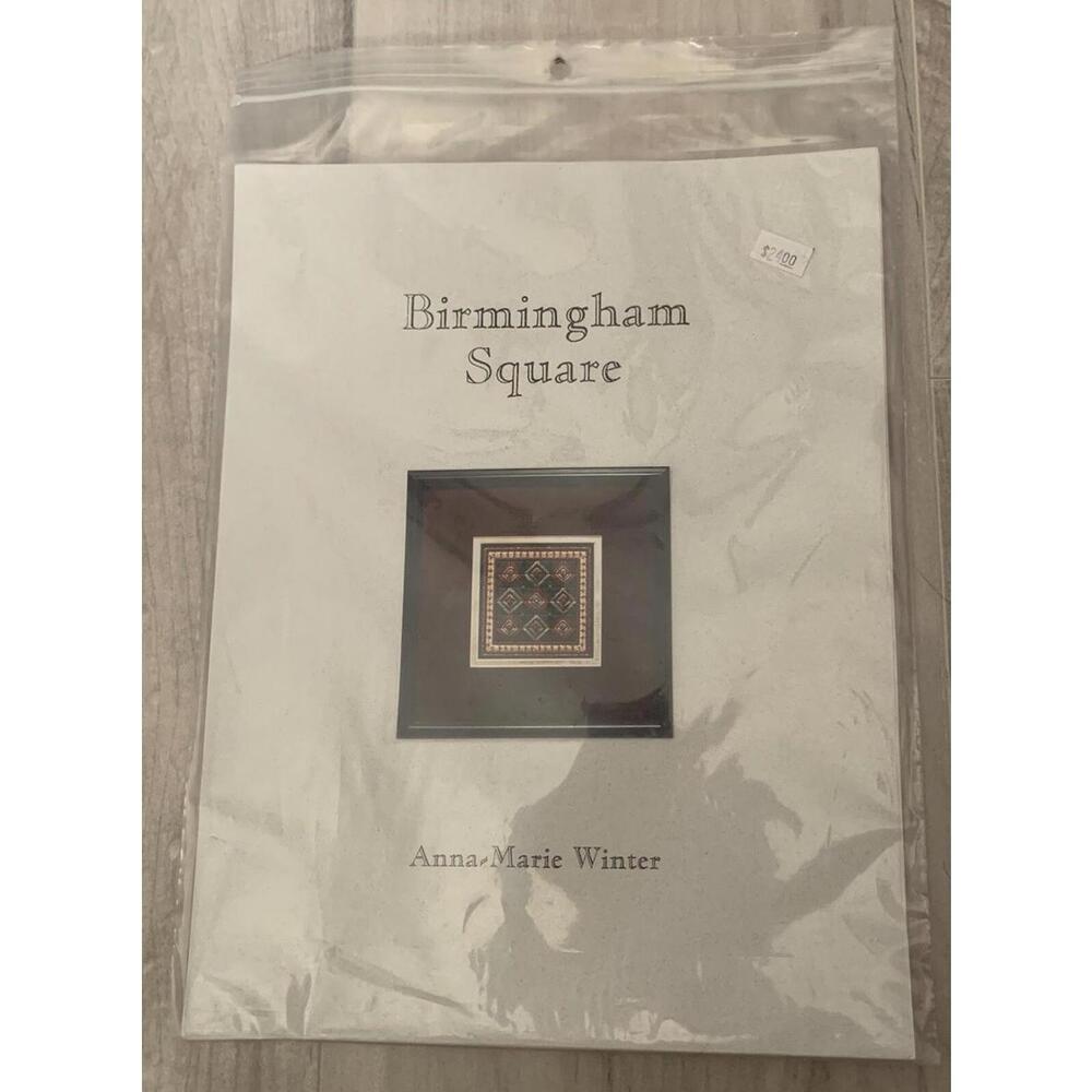 Vtg 1998 Birmingham Square Anna-Marie Winter Pattern